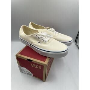 NEW Vans Authentic Classic Cream Color Skate Shoes Men’s 7.5/Women’s 9